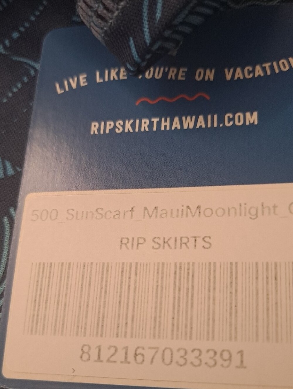 RIPSKIRTHAWAII Sunscarf In Maui Moon Light - Picture 6 of 11